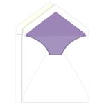 Purple Lined Inner Outer Envelopes, Marquis Radiant White