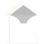 Silver Lined Inner Outer Envelopes, Marquis Radiant White