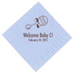 Baby Rattle Personalized Napkins