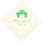 Baby Frog Personalized Napkins