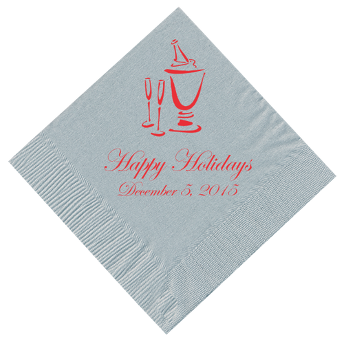 Champagne Personalized Napkins