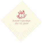 Holiday Bells Personalized Napkins