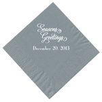 Seasons Greetings Personalized Napkins