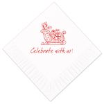 Sleigh Personalized Napkins