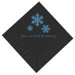 Snowflakes Personalized Napkins
