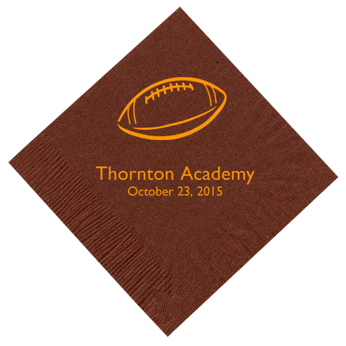 Football Personalized Napkins