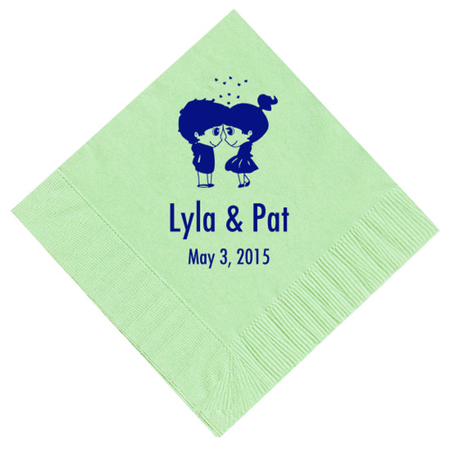 Happy Couple Personalized Napkins