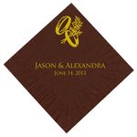 Wedding Rings Personalized Napkins