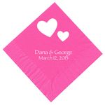 Love Hearts Personalized Napkins