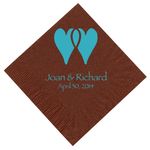 Shared Hearts Personalized Napkins