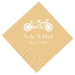 Bike for 2 Personalized Napkins