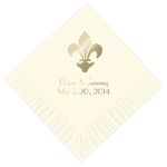 Fleur De Lis Personalized Napkins