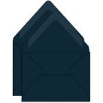 A7 Gmund Colors Matt Dark Navy Blue Envelopes - Double Euro Flap, 81T