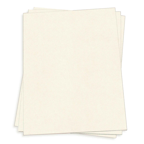 No Color White Card Stock - 8 1/2 x 11 No Color No Bleach 111lb Cover - LCI  Paper
