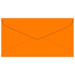 Cosmic Orange Envelopes - matte 3 7/8 x 7 1/2 Pointed Flap 60T