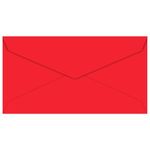 Re-Entry Red Envelopes - matte 3 7/8 x 7 1/2 Pointed Flap 60T