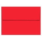 Re-Entry Red Envelopes - A7 Astrobrights 5 1/4 x 7 1/4 Straight Flap 60T