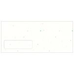 Stardust White Envelopes - #10 matte 4 1/8 x 9 1/2 Poly Window 60T