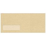 Aged Ivory Envelopes - #10  4 1/8 x 9 1/2 Poly Window 60T