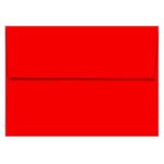 Red Envelopes - A7 Plike 5 1/4 x 7 1/4 Straight Flap 95T
