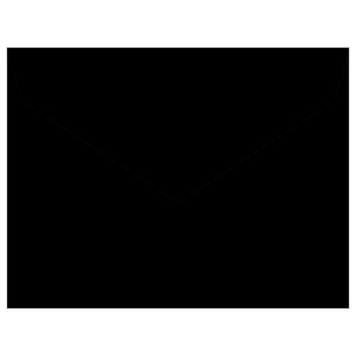 Eclipse Black Envelopes - A6 matte 4 3/4 x 6 1/2 Pointed Flap 60T
