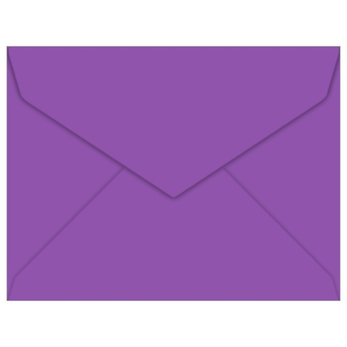 Planetary Purple Envelopes - A6 matte 4 3/4 x 6 1/2 Pointed Flap
