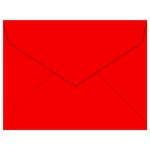 Red Envelopes - A2 Plike 4 3/8 x 5 3/4 Pointed Flap 95T