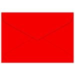 Red Envelopes - A7 Plike 5 1/4 x 7 1/4 Pointed Flap 95T