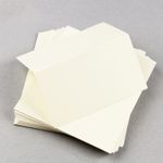 Ecru Folded Place Card - LCI Smooth 100C