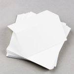 Radiant White Folded Place Card - LCI Smooth 100C