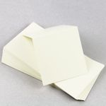 Ecru Deckle Edge Card - A7 LCI Smooth 100C