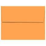 Orange Fizz Envelopes - A2 Poptone 4 3/8 x 5 3/4 Straight Flap 70T