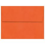 Tangy Orange Envelopes - A2 Poptone 4 3/8 x 5 3/4 Straight Flap 70T