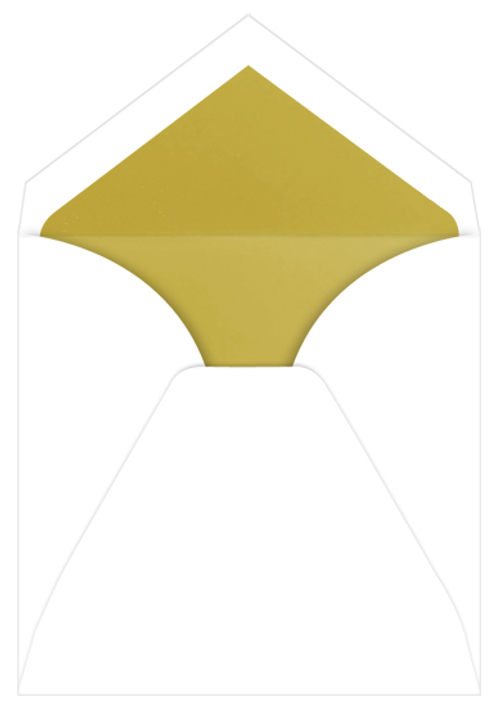 Gold Lined Inner Ungummed Envelopes, Royal Radiant White