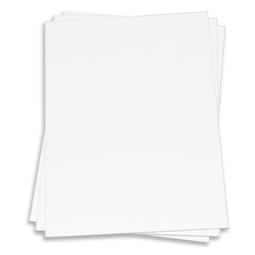 Brilliant White Card Stock - 8 1/2 x 11 Royal Sundance Smooth 80lb ...