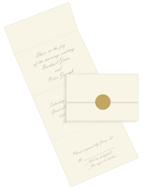 Gold Wedding Envelope Seals for sale