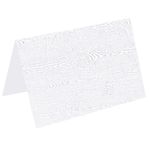 Limba White Folded Card - A1 Gmund Wood Grain 3 1/2 x 4 7/8 111C