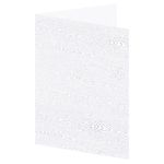 Limba White Folded Card - A7 Gmund Wood Grain 5 1/8 x 7 111C