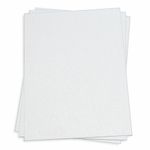 Crystal White Card Stock - 28 x 40 Stardream Metallic 105lb Cover