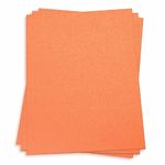 Flame Orange Card Stock - 28 x 40 Stardream Metallic 105lb Cover