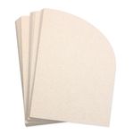 Coral Half Arch Shaped Card - A2 Stardream Metallic 4 1/4 x 5 1/2 105C