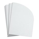 Crystal Half Arch Shaped Card - A2 Stardream Metallic 4 1/4 x 5 1/2 105C