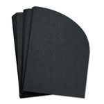Onyx Half Arch Shaped Card - A7 Stardream Metallic 5 x 7 105C