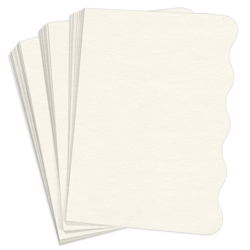 Stardream Quartz - 5 x 7 cut invitation - Blank Paper