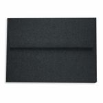 Onyx Black Envelopes - A10 Stardream Metallic 6 x 9 1/2 Straight Flap 81T