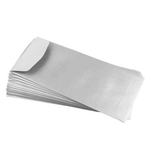 Mini Stardream Silver Blank Cards - Flat, 105lb Cover - LCI Paper