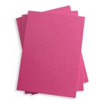 Azalea Pink Flat Card - A2 Stardream Metallic 4 1/4 x 5 1/2 105C