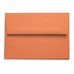 Flame Orange Envelopes - A2 Stardream Metallic 4 3/8 x 5 3/4 Straight Flap 81T