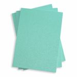 Lagoon Green Flat Card - A1 Stardream Metallic 3 1/2 x 4 7/8 105C