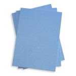 Vista Blue Flat Card - A1 Stardream Metallic 3 1/2 x 4 7/8 105C